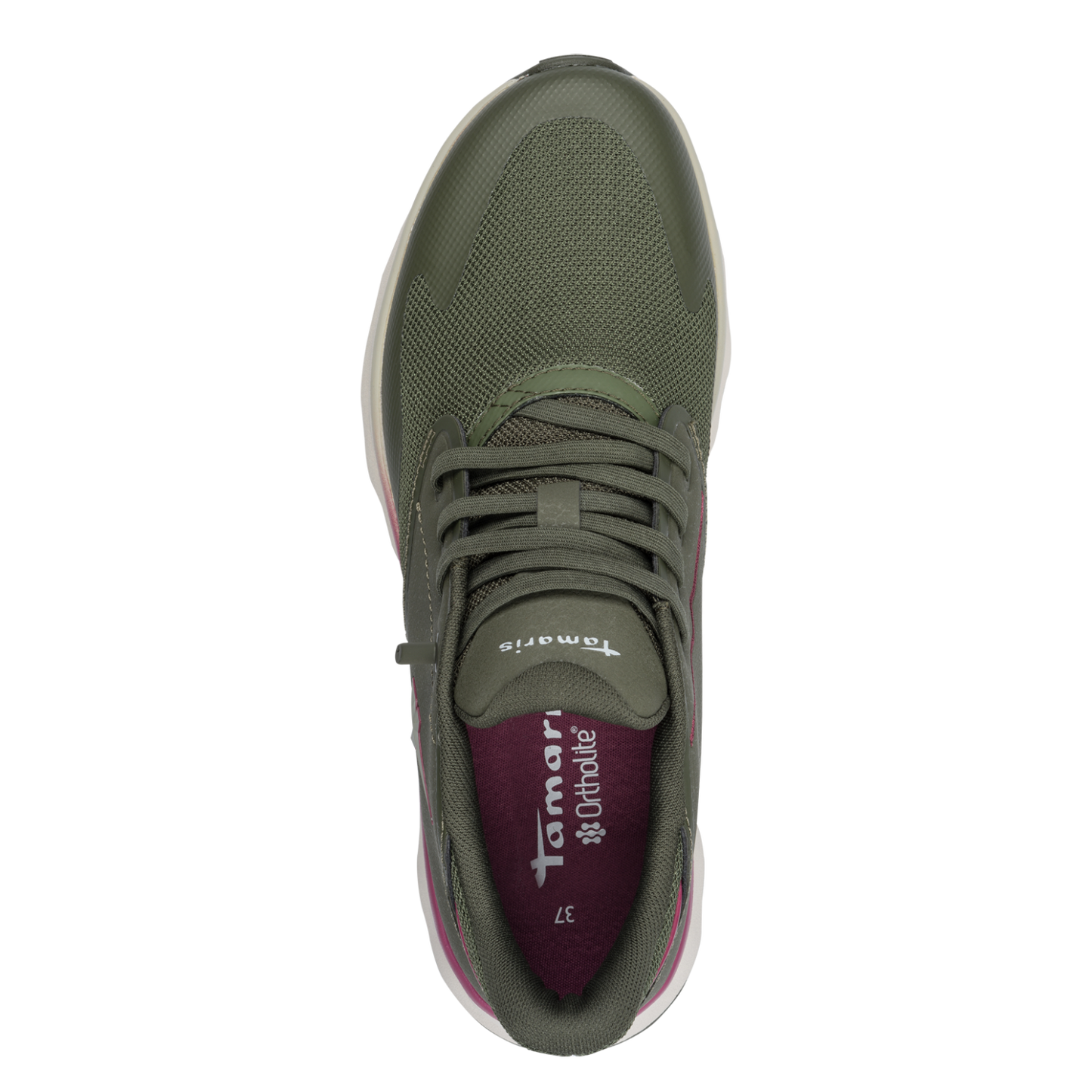 Grøn Tamaris Sneaker Low – Komfortabel og Åndbar Hverdagssko