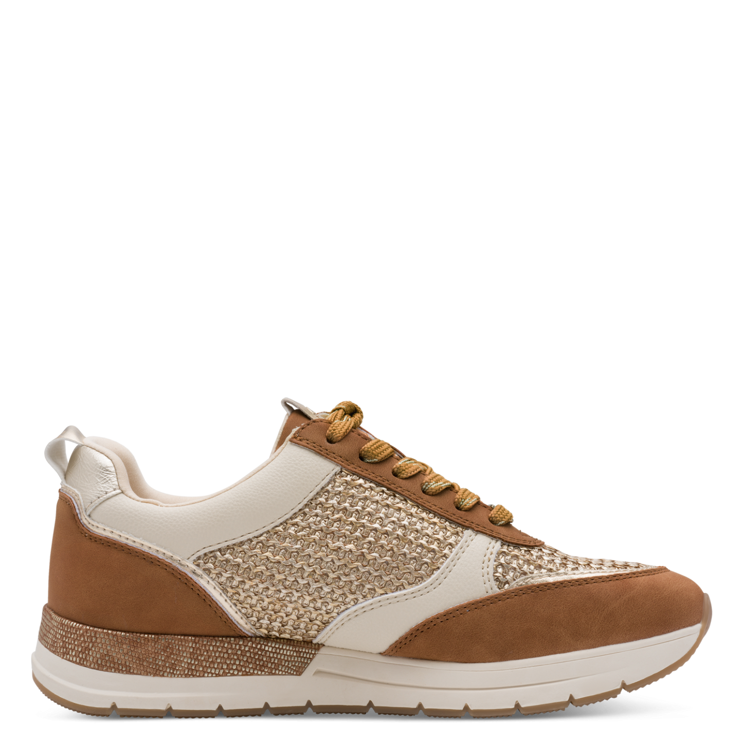 Tamaris Sneaker Cognac Comb med Lynlås – 1-23732-41-3A2