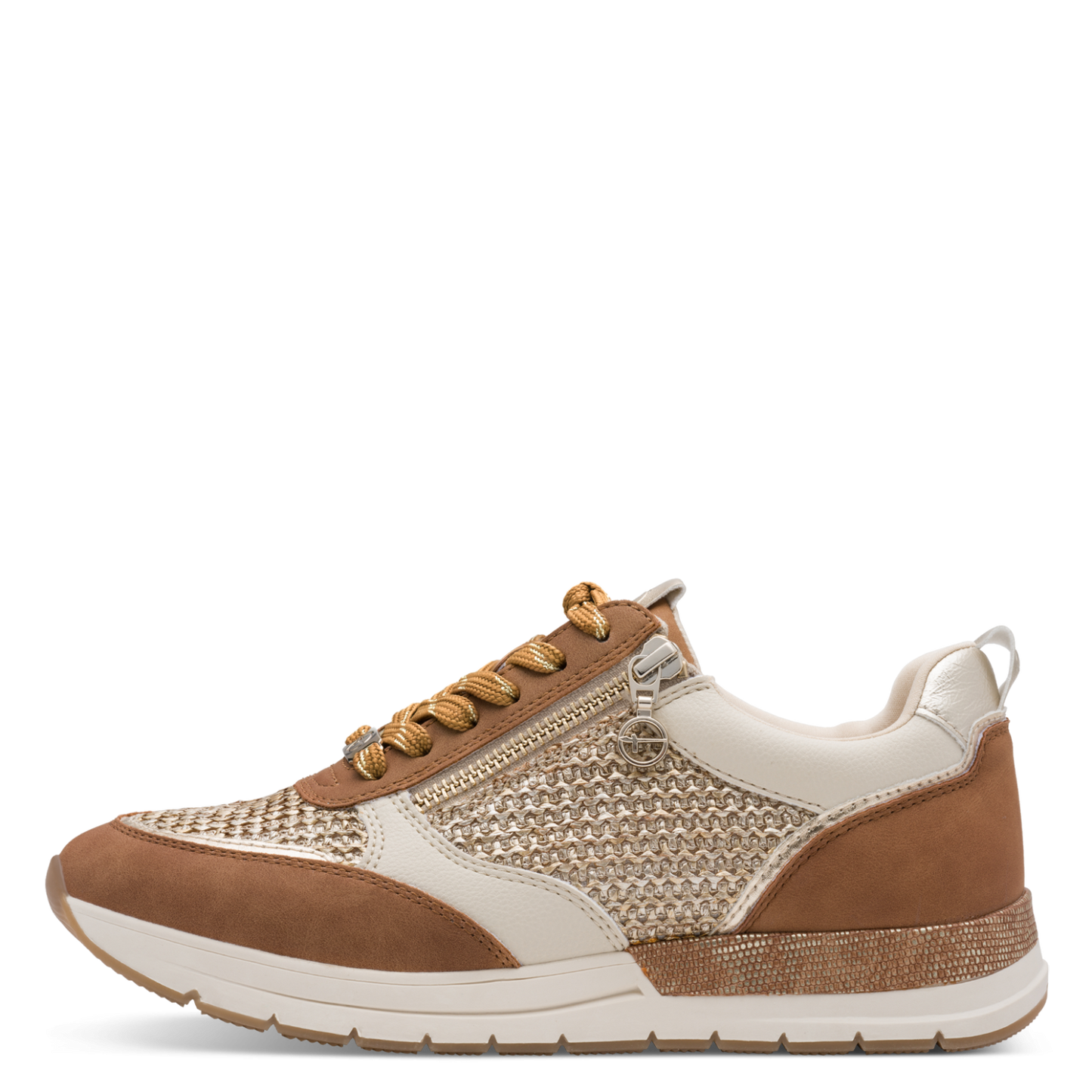 Tamaris Sneaker Cognac Comb med Lynlås – 1-23732-41-3A2