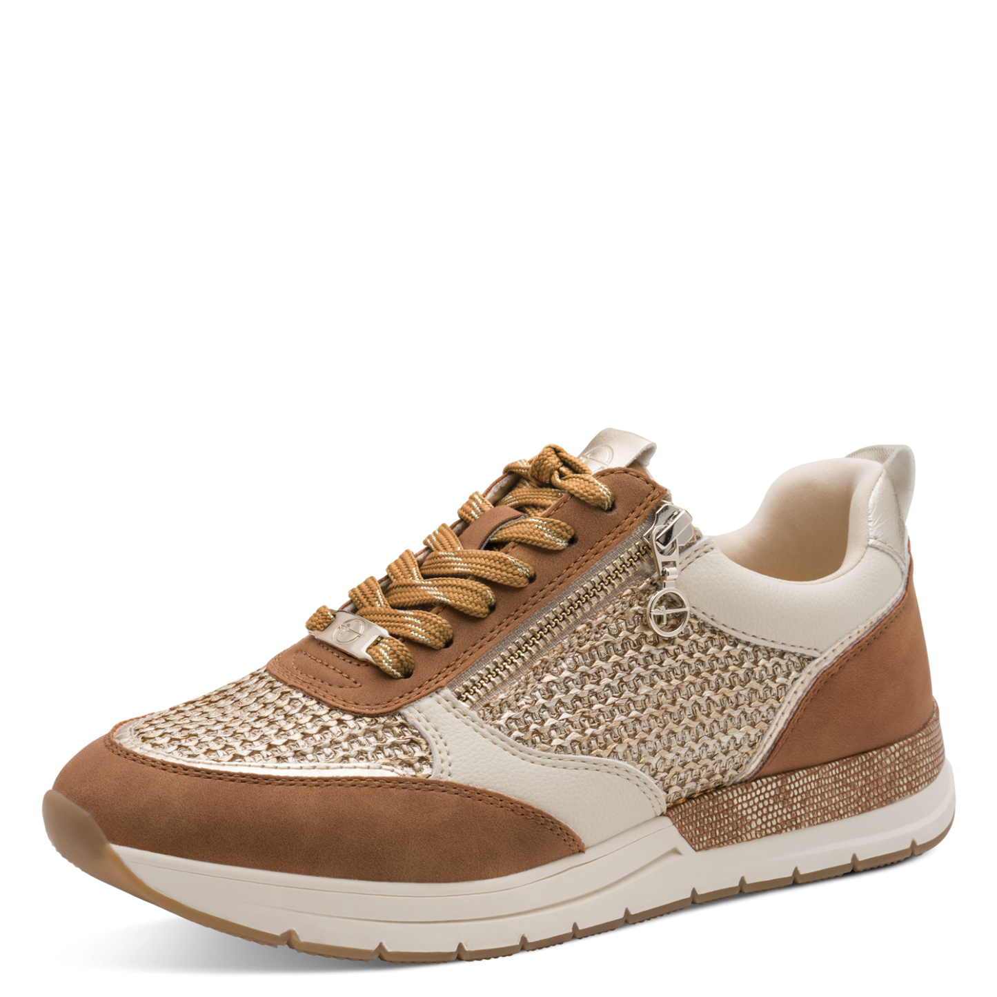 Tamaris Sneaker Cognac Comb med Lynlås – 1-23732-41-3A2