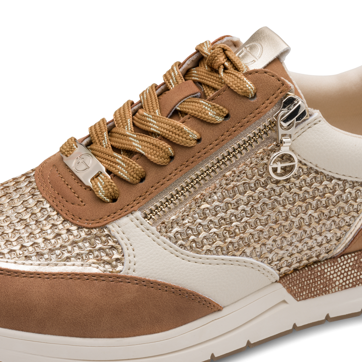 Tamaris Sneaker Cognac Comb med Lynlås – 1-23732-41-3A2