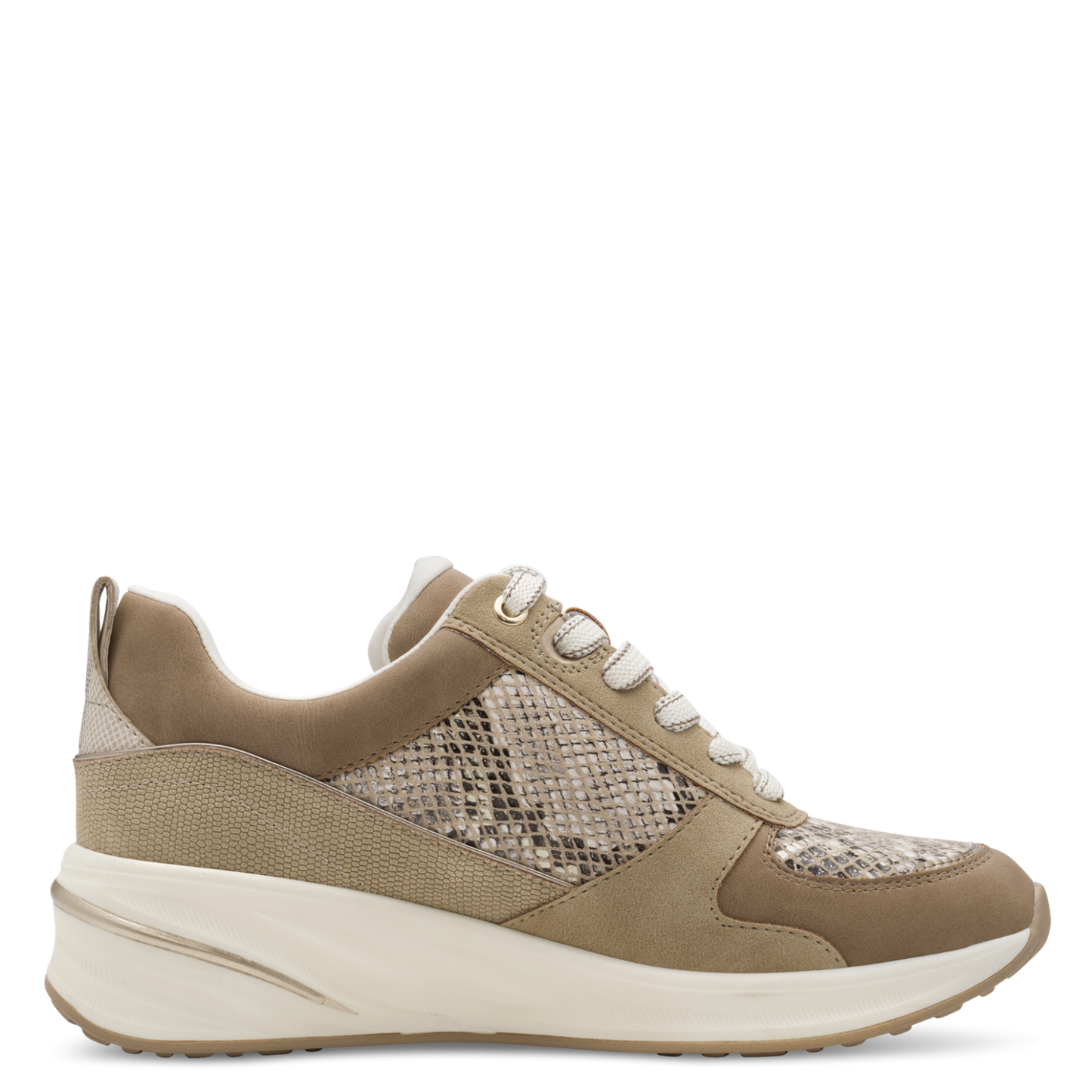 Tamaris Sneaker med Lynlås Beige – 1-23754-45-483