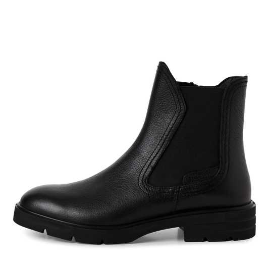 Tamaris Chelsea Boot – Touchit Komfort & Blockhæl – Sort (1-25422-45-001)