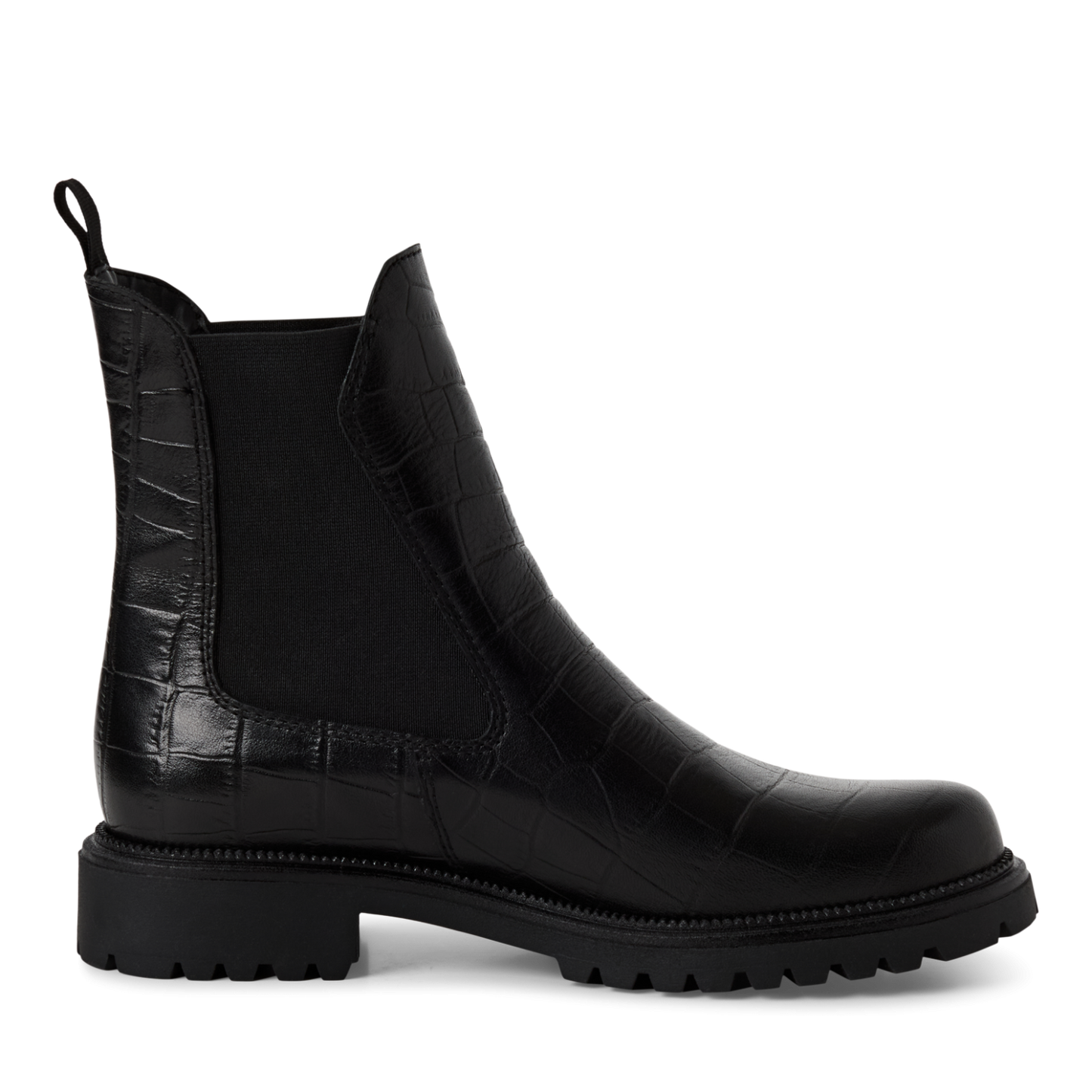 Tamaris Chelsea Boot i skind – Touchit Komfort – Sort (1-25427-41-028)