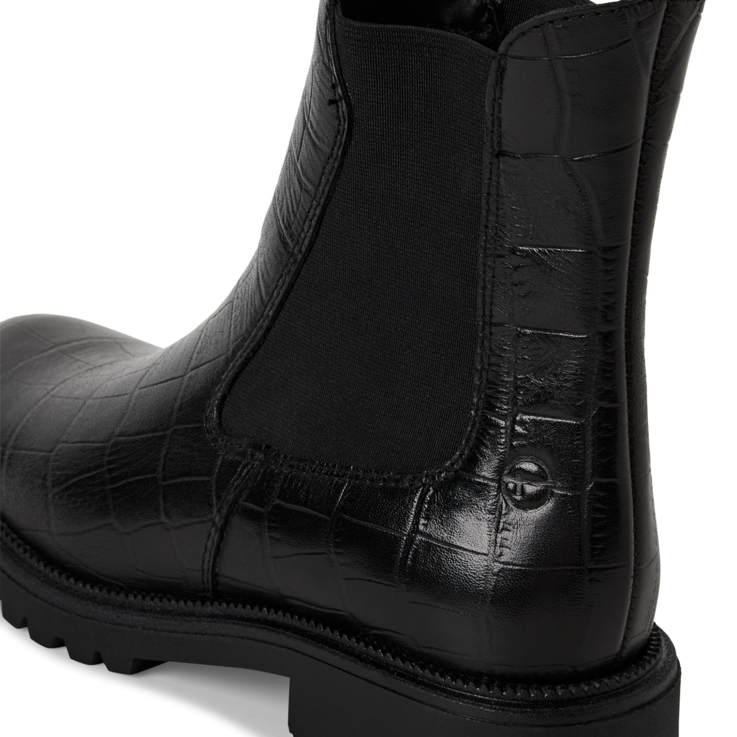 Tamaris Chelsea Boot i skind – Touchit Komfort – Sort (1-25427-41-028)