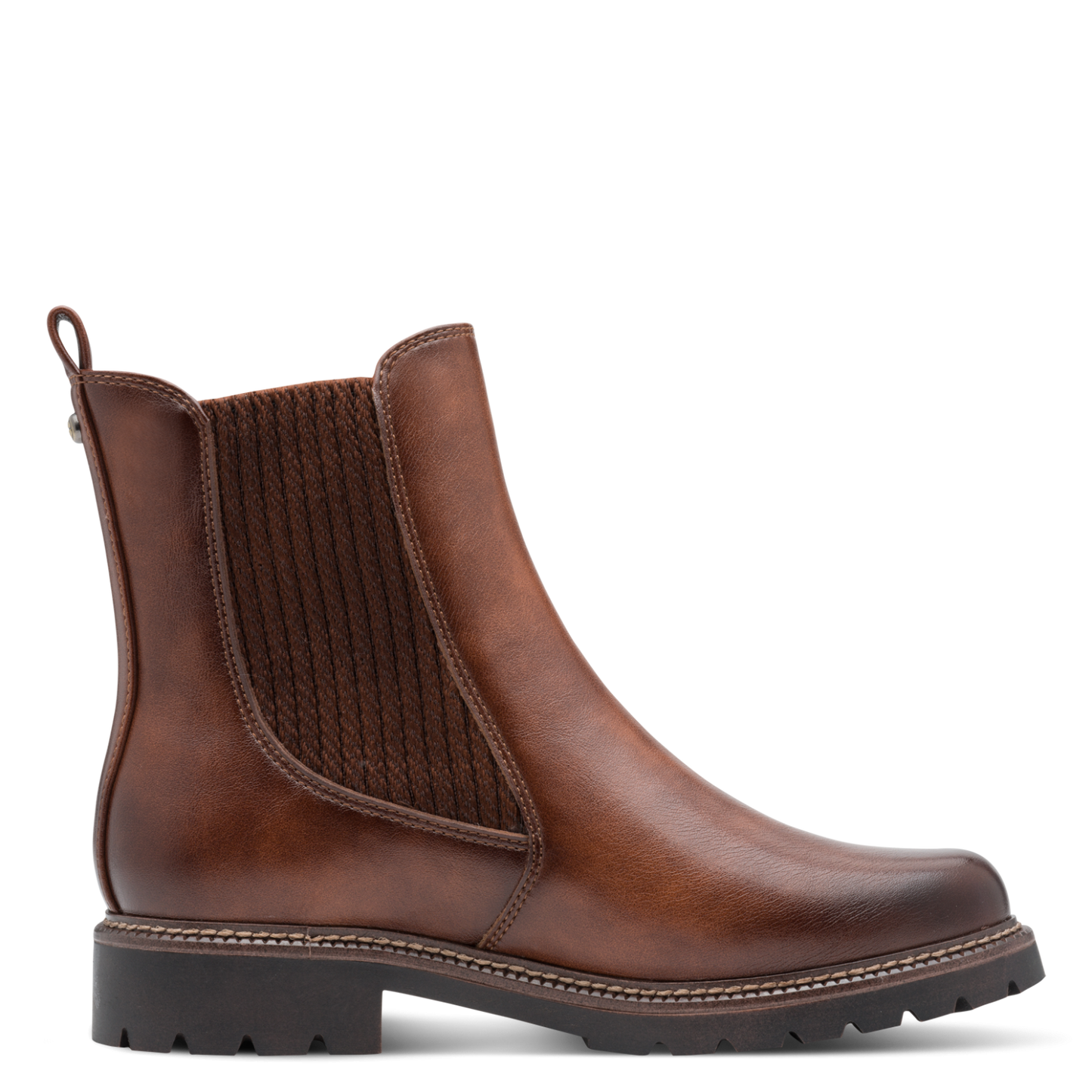 Tamaris Chelsea Boot – Ruskind & Læder – Brun (1-25483-45-305)