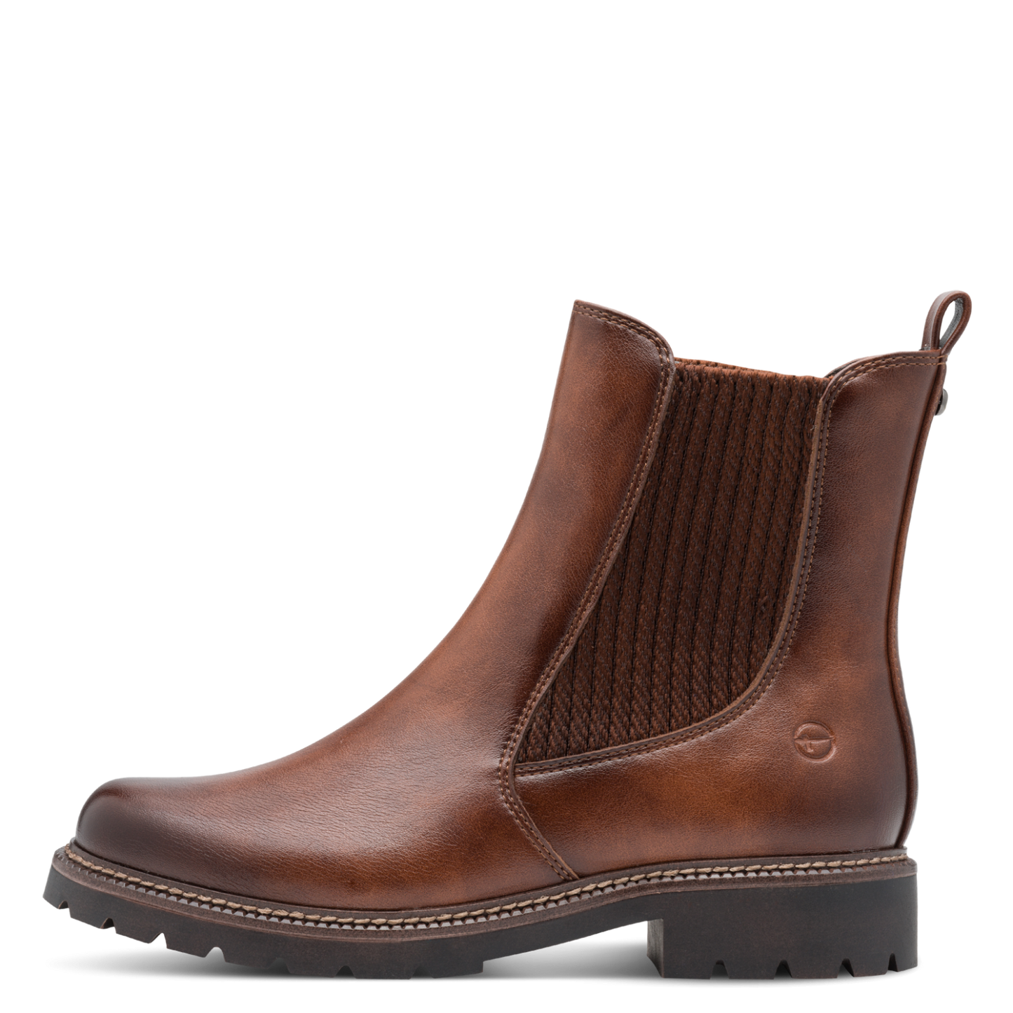 Tamaris Chelsea Boot – Ruskind & Læder – Brun (1-25483-45-305)