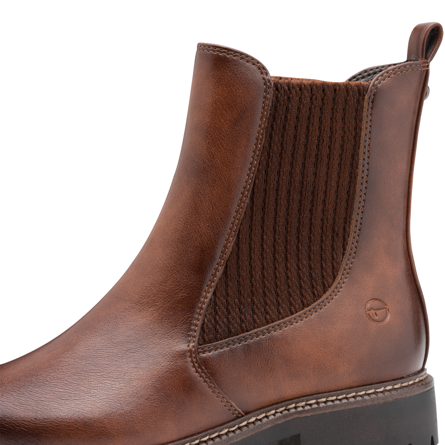 Tamaris Chelsea Boot – Ruskind & Læder – Brun (1-25483-45-305)