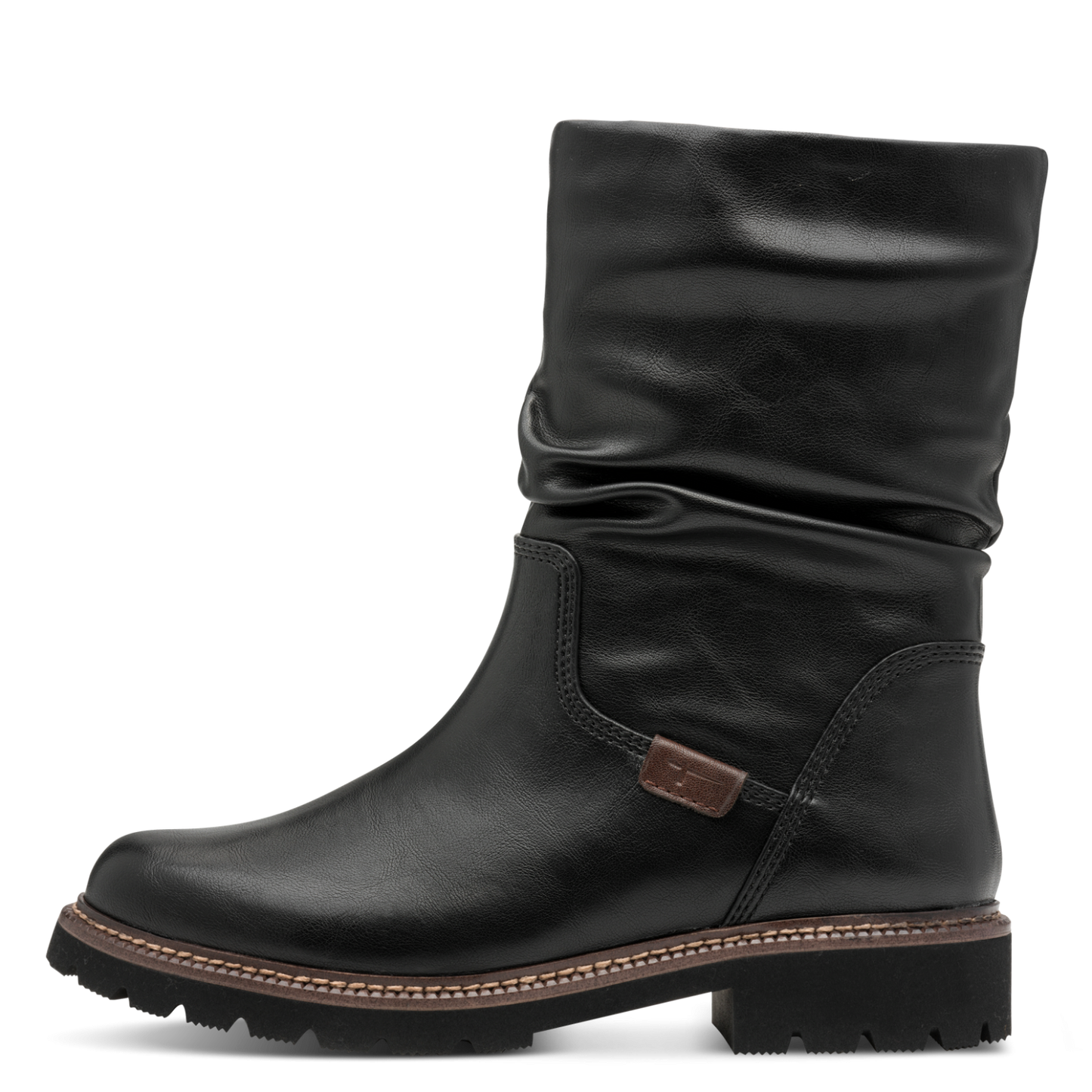 Tamaris Støvletter – Touchit Komfort & Blokhæl – Sort (1-25484-45-001)