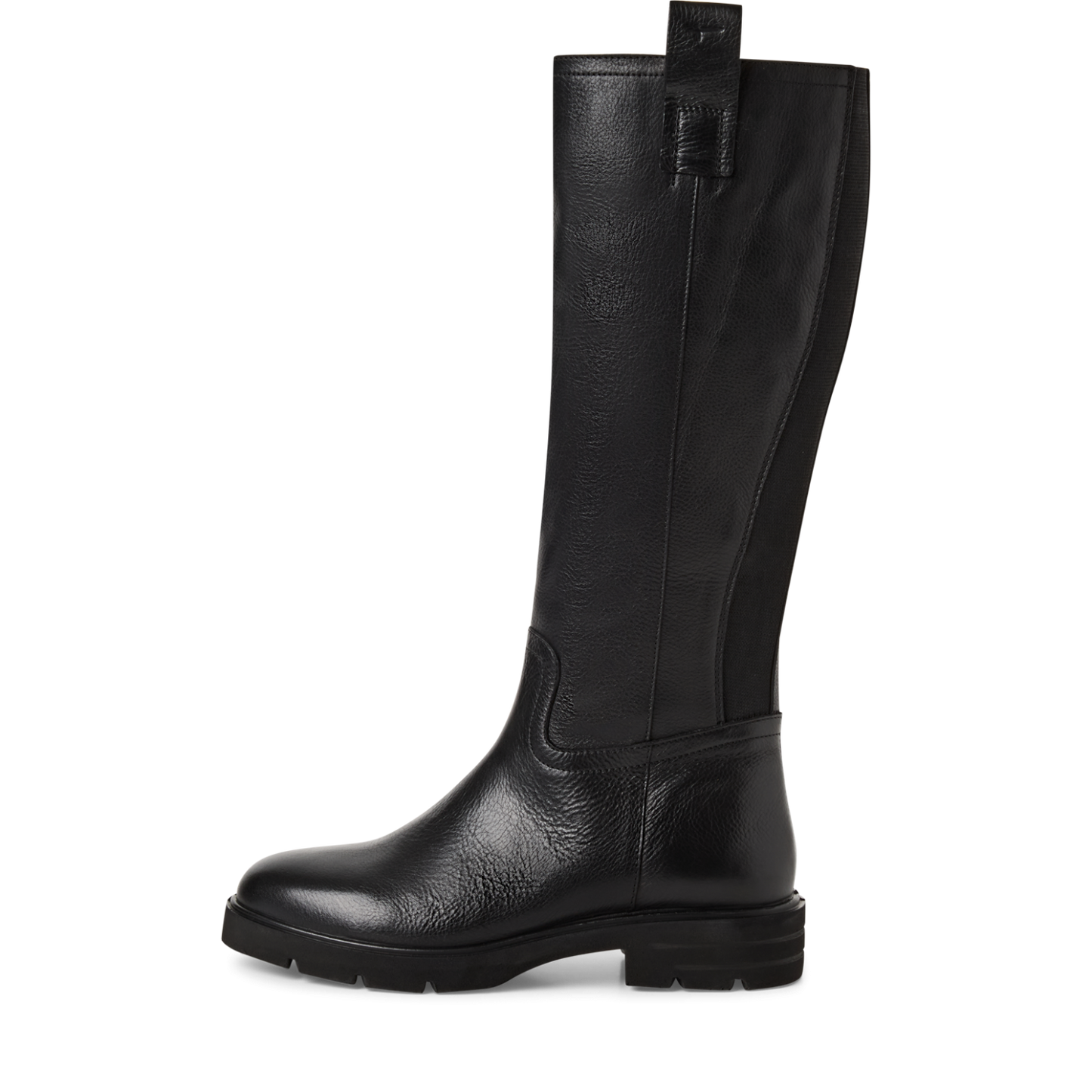 Tamaris Støvler – Sort Læder med Lynlås & Komfortsål (1-25616-45-001)