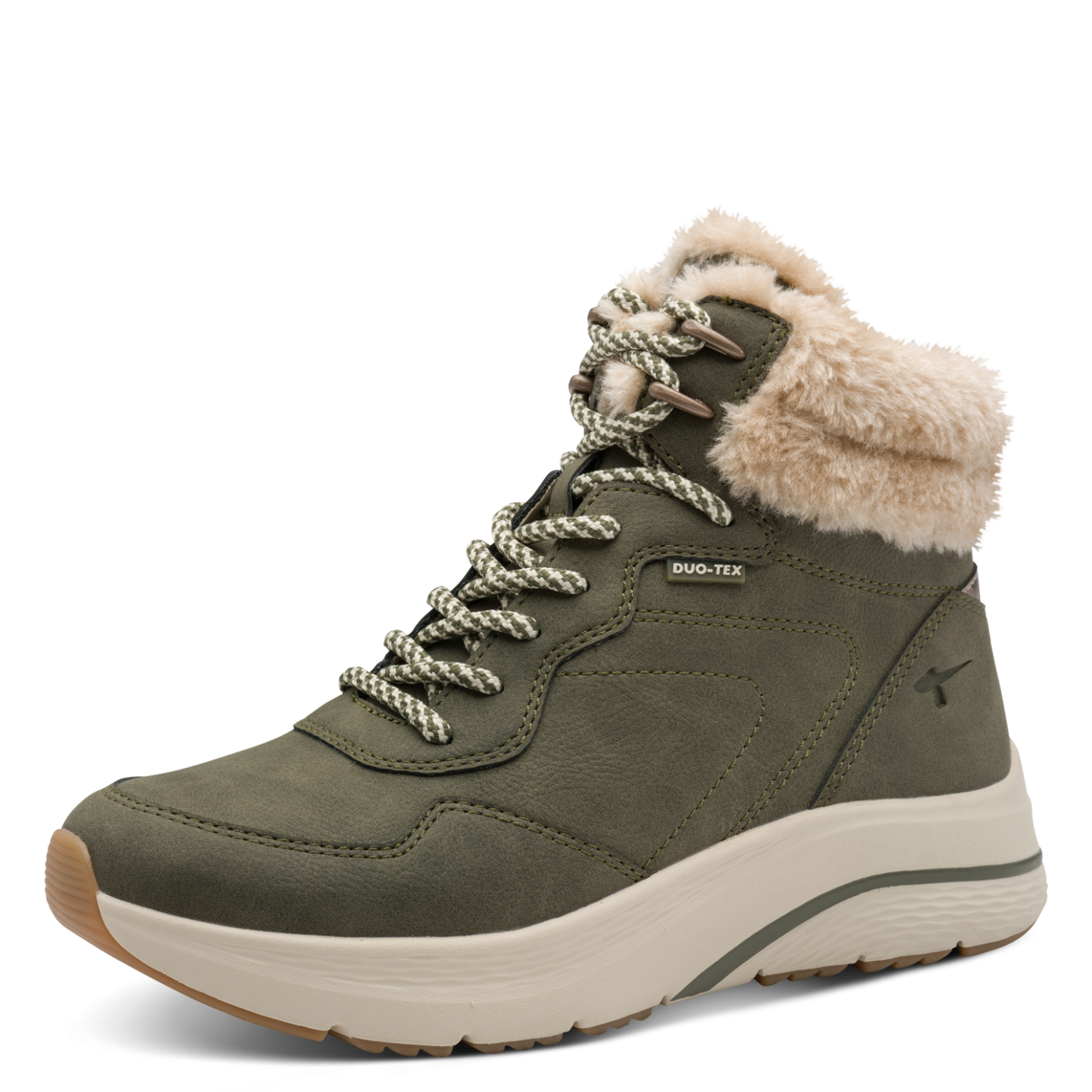 Tamaris Vinterstøvler Olivegrøn med Duo-Tex Membran og Kunstpels (1-26278-45-722)