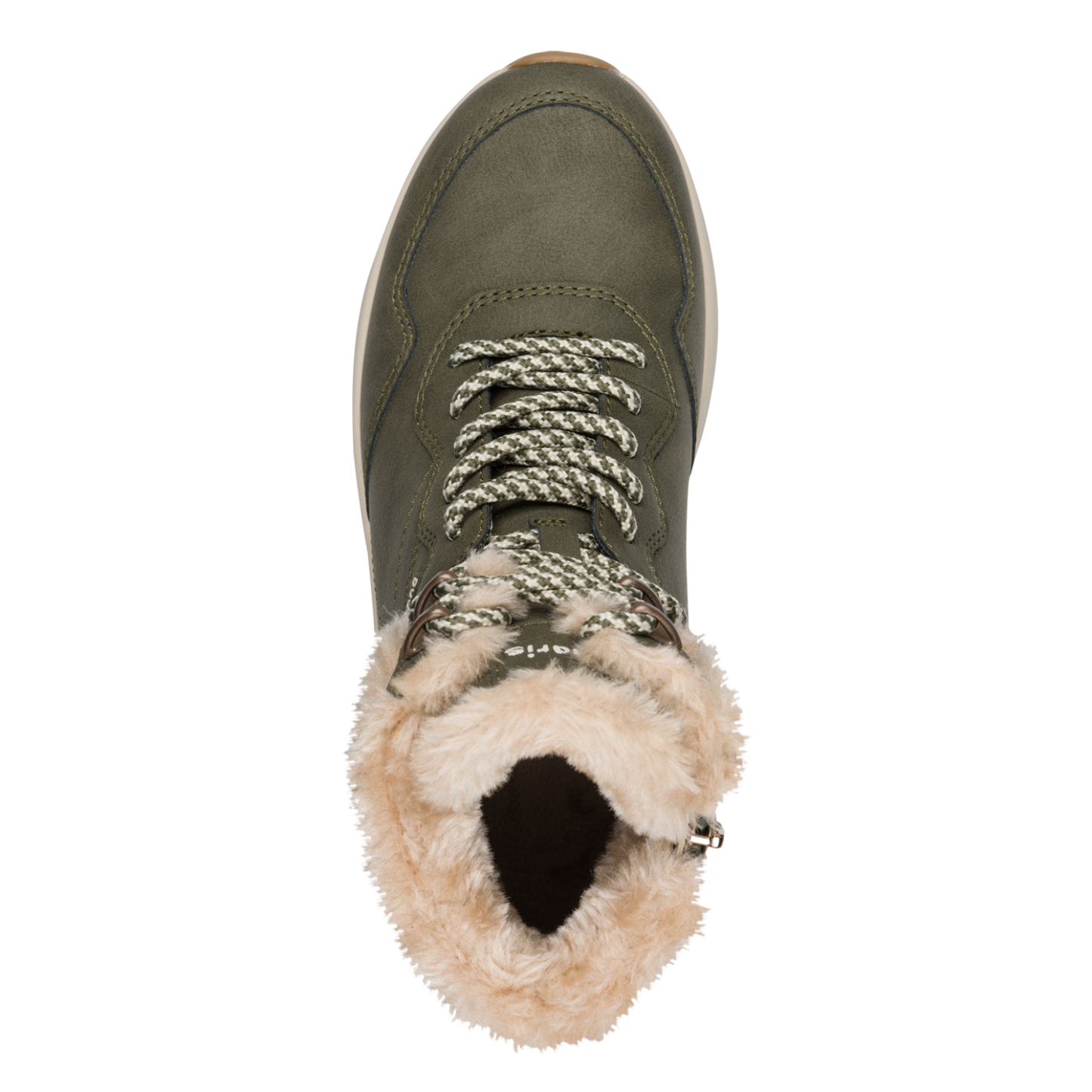 Tamaris Vinterstøvler Olivegrøn med Duo-Tex Membran og Kunstpels (1-26278-45-722)