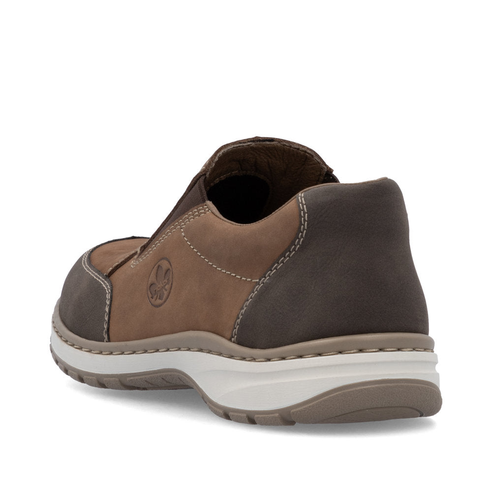 Rieker 03354-24 Brun – Komfortabel herresko til hverdagsbrug