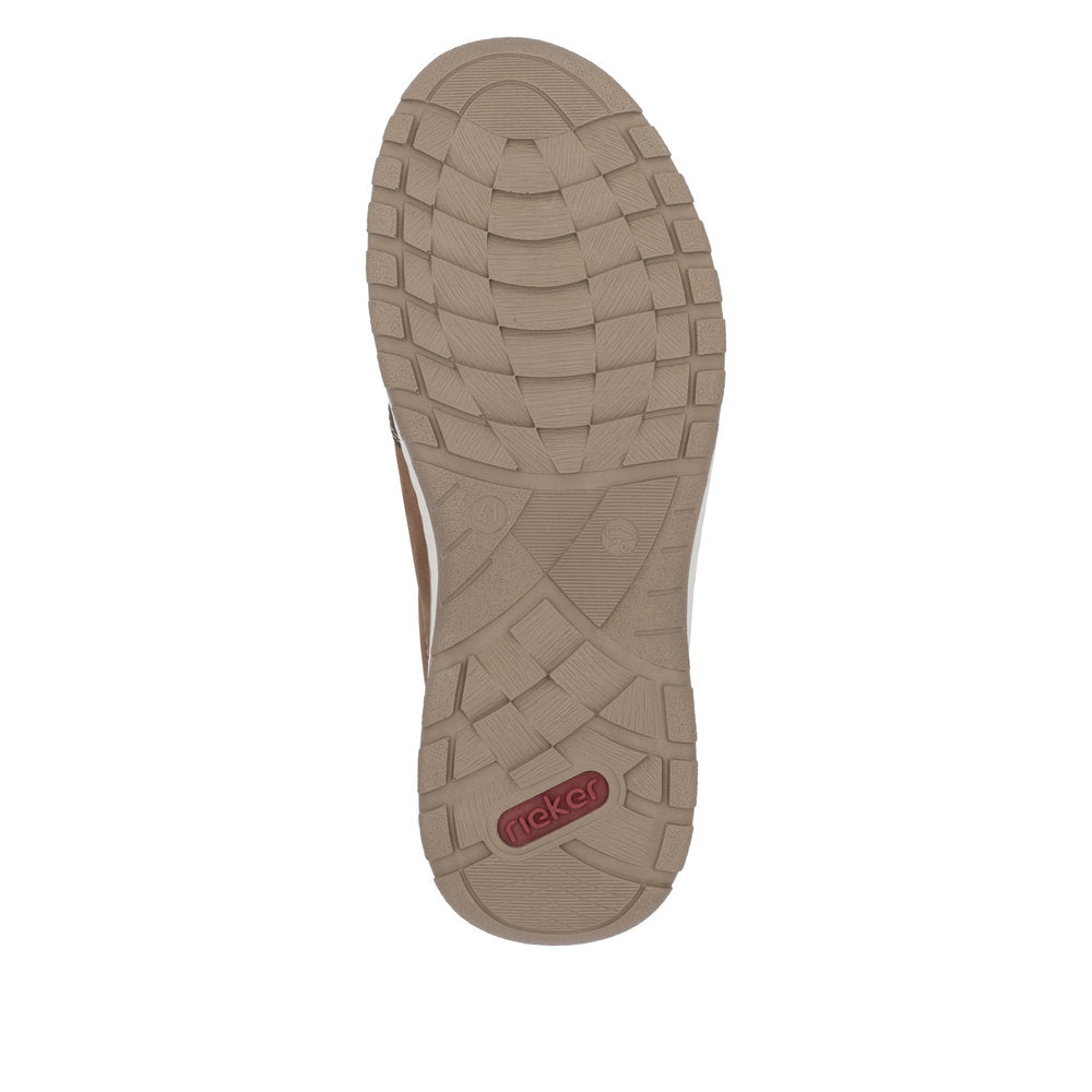Rieker 03354-24 Brun – Komfortabel herresko til hverdagsbrug