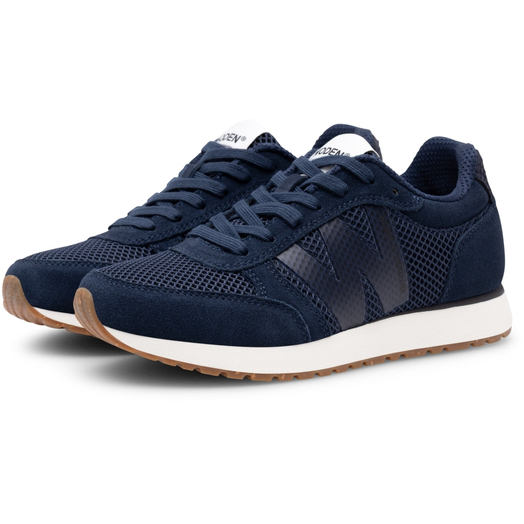 WODEN WL712-010 Navy – Stilren og komfortabel hverdagssko