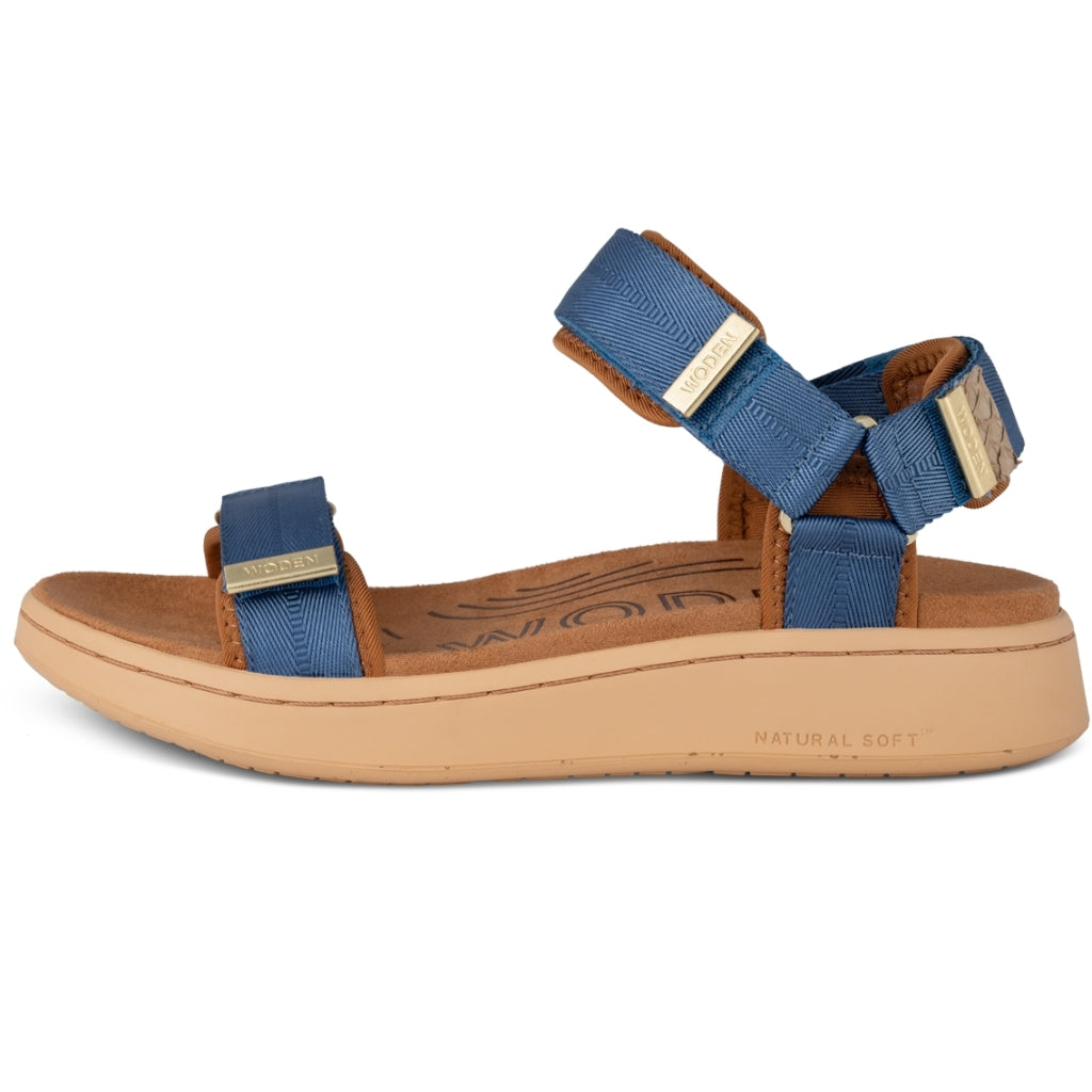 WODEN WL926-187 Old Denim – Komfortabel og stilren hverdagssko