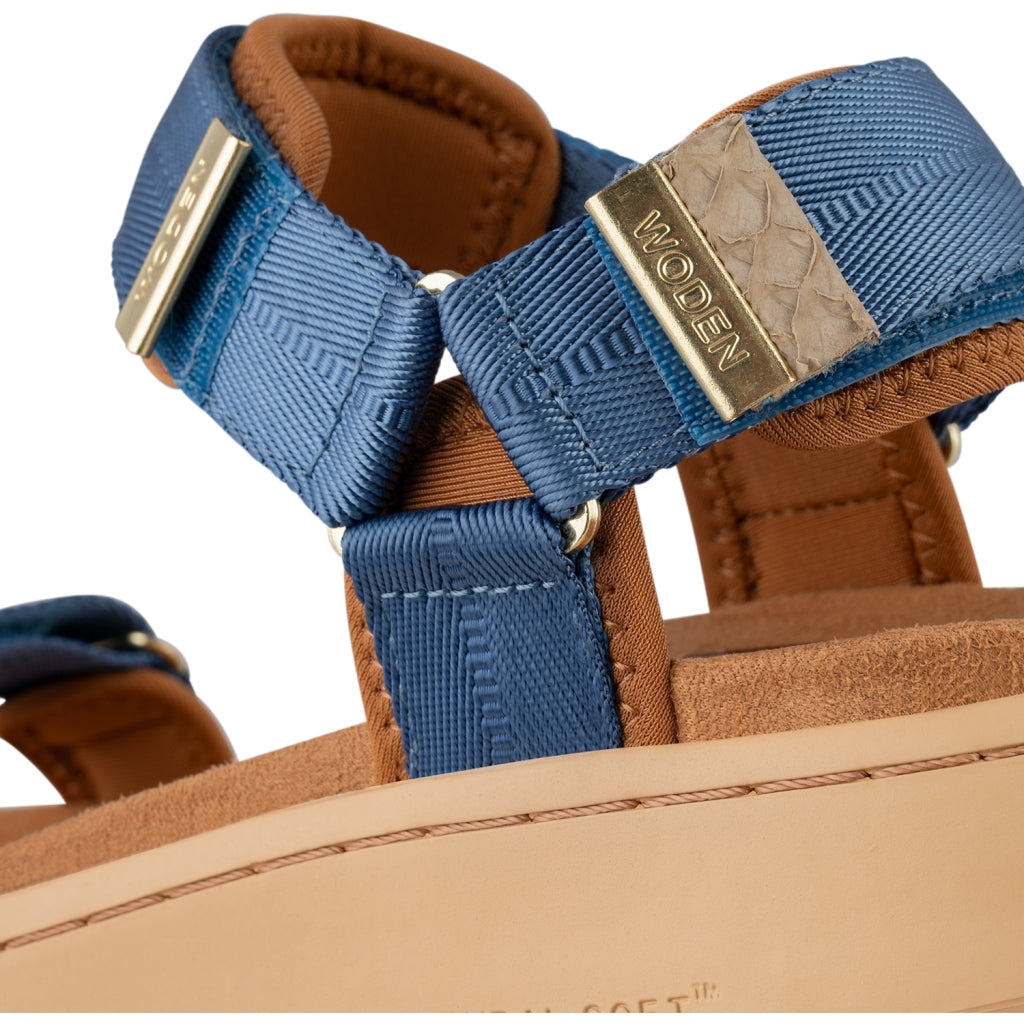 WODEN WL926-187 Old Denim – Komfortabel og stilren hverdagssko