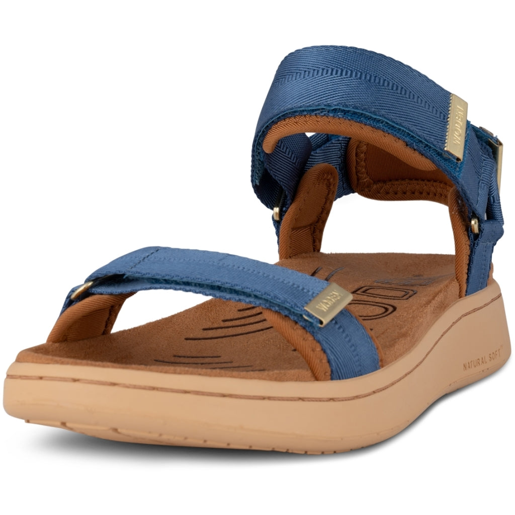 WODEN WL926-187 Old Denim – Komfortabel og stilren hverdagssko