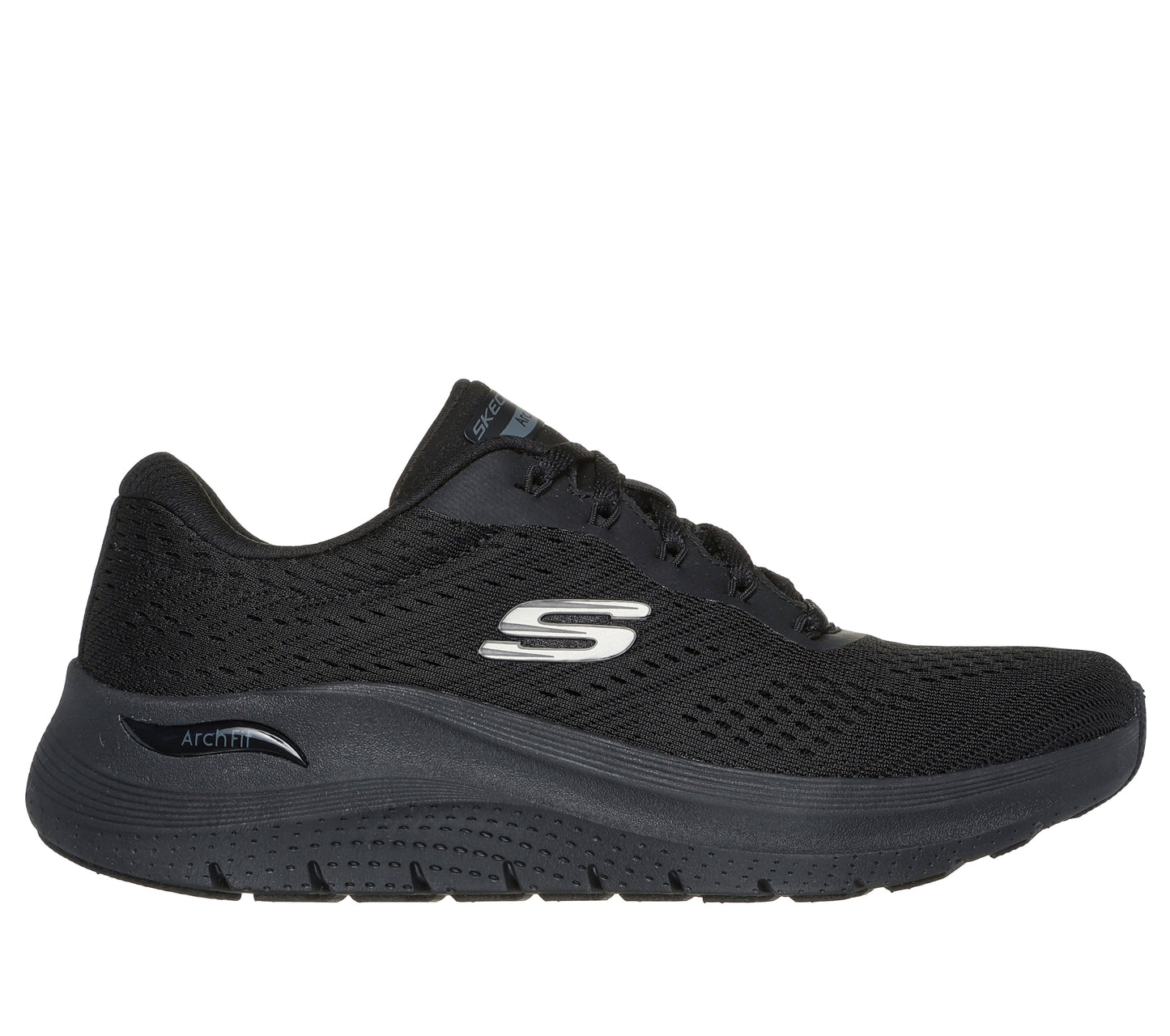 Skechers Arch Fit 150051BBK Sort – Komfortabel hverdagssko med svangstøtte