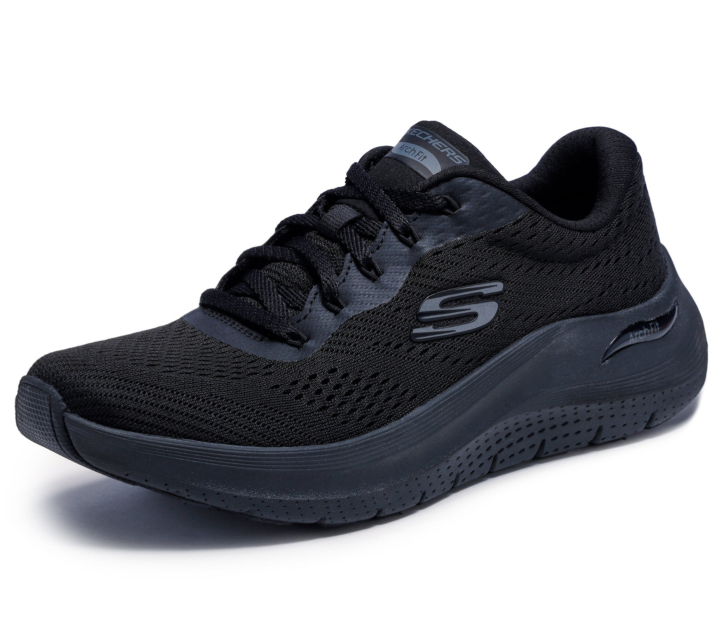 Skechers Arch Fit 150051BBK Sort – Komfortabel hverdagssko med svangstøtte