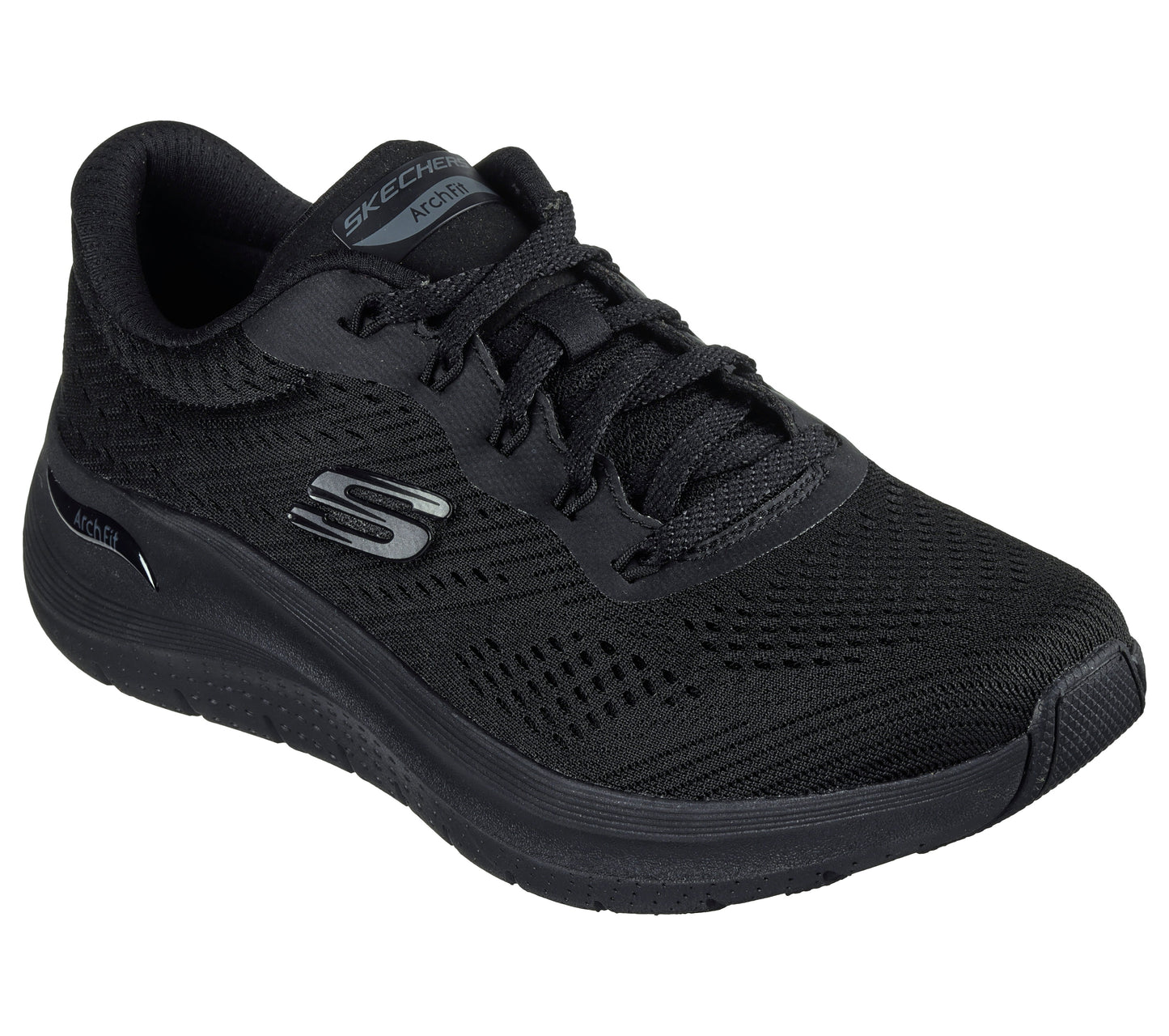Skechers Arch Fit 150051BBK Sort – Komfortabel hverdagssko med svangstøtte