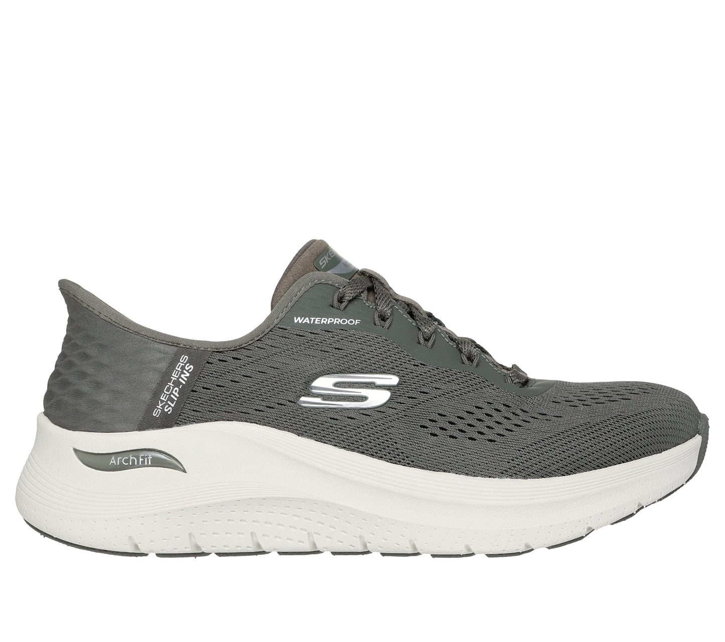 Skechers Slip-ins: Arch Fit 2.0 – Morning Mist – Waterproof – Olive (150337OLV)