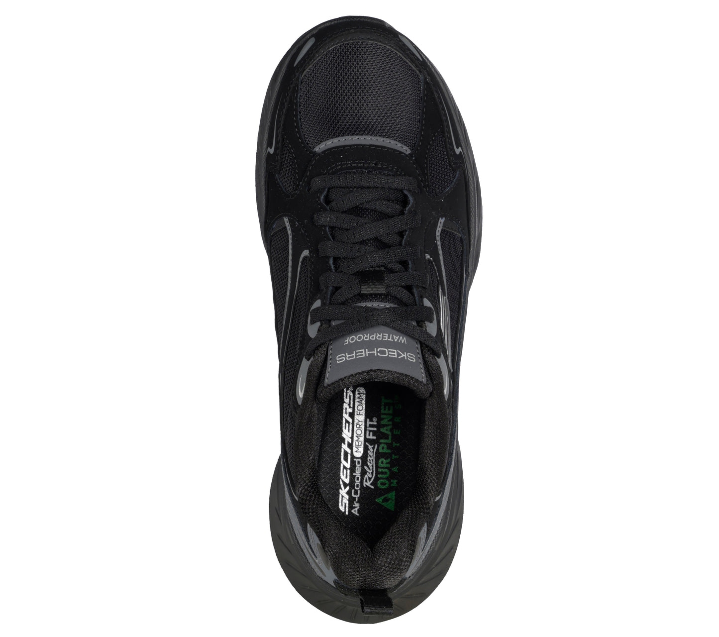 Skechers Relaxed Fit: Edgeride - Misty Skies Vandtæt Sko Dame – Sort (150498BBK)