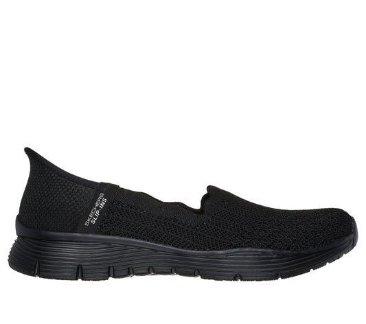 Skechers Slip-ins: Seager - Believe It Dame Ballerina – Sort (158980BBK)
