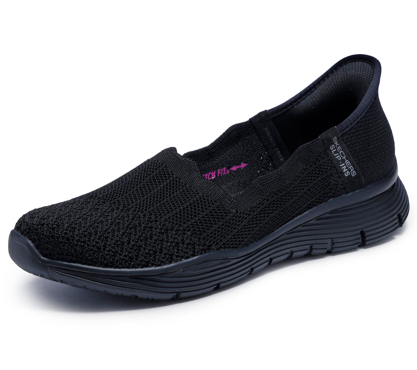 Skechers Slip-ins: Seager - Believe It Dame Ballerina – Sort (158980BBK)