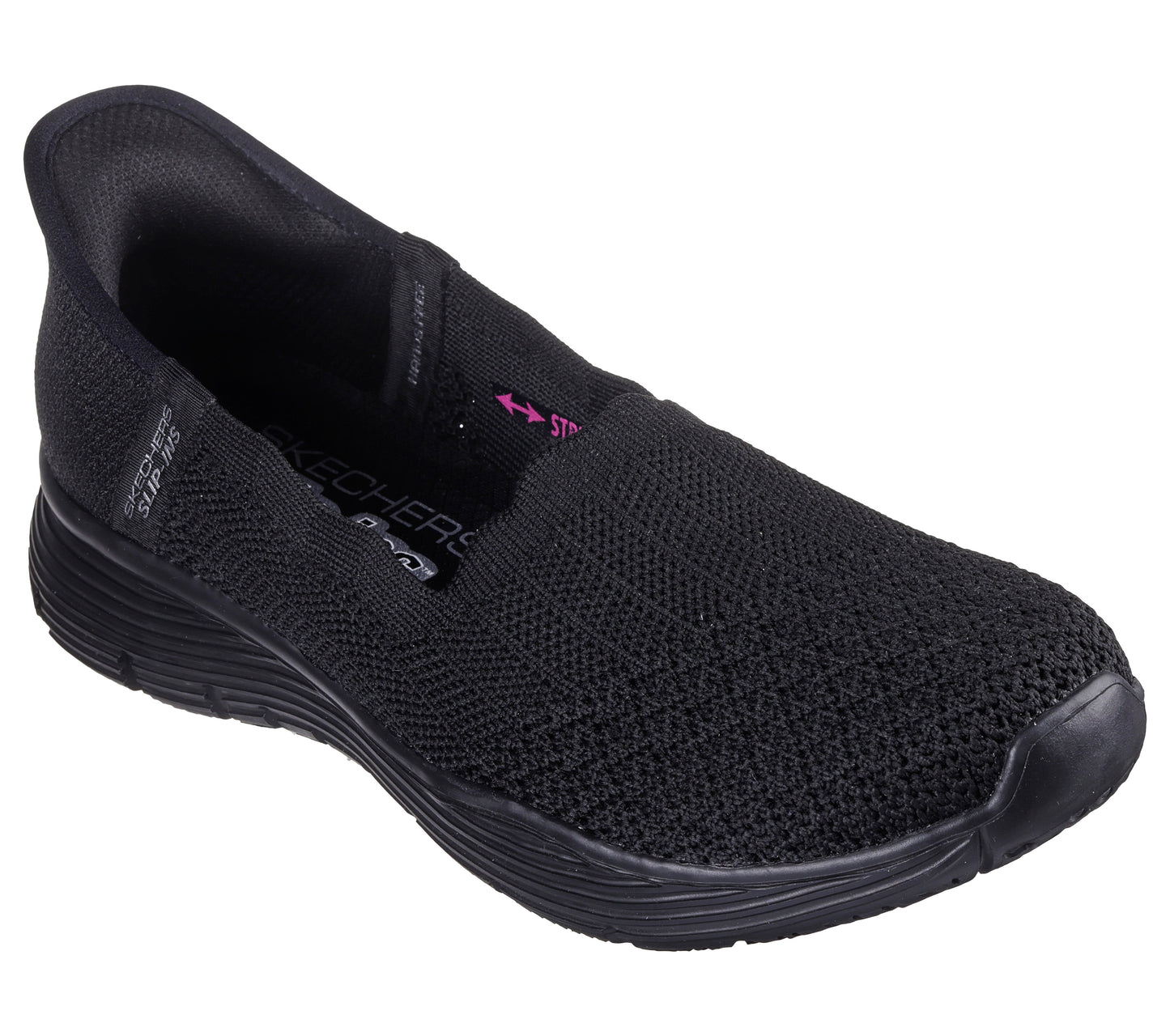 Skechers Slip-ins: Seager - Believe It Dame Ballerina – Sort (158980BBK)