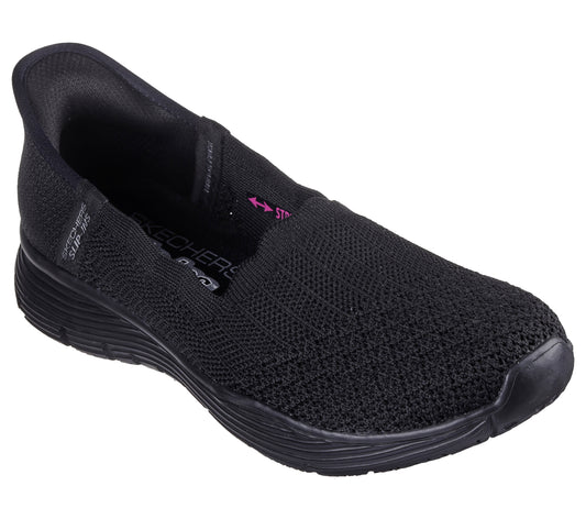 Skechers Slip-ins: Seager - Believe It Dame Ballerina – Sort (158980BBK)