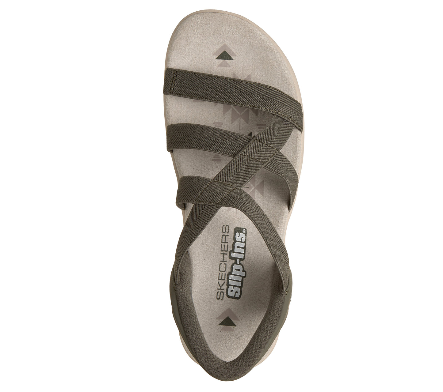 Skechers Slip-Ins Oliven – 163460/OLV