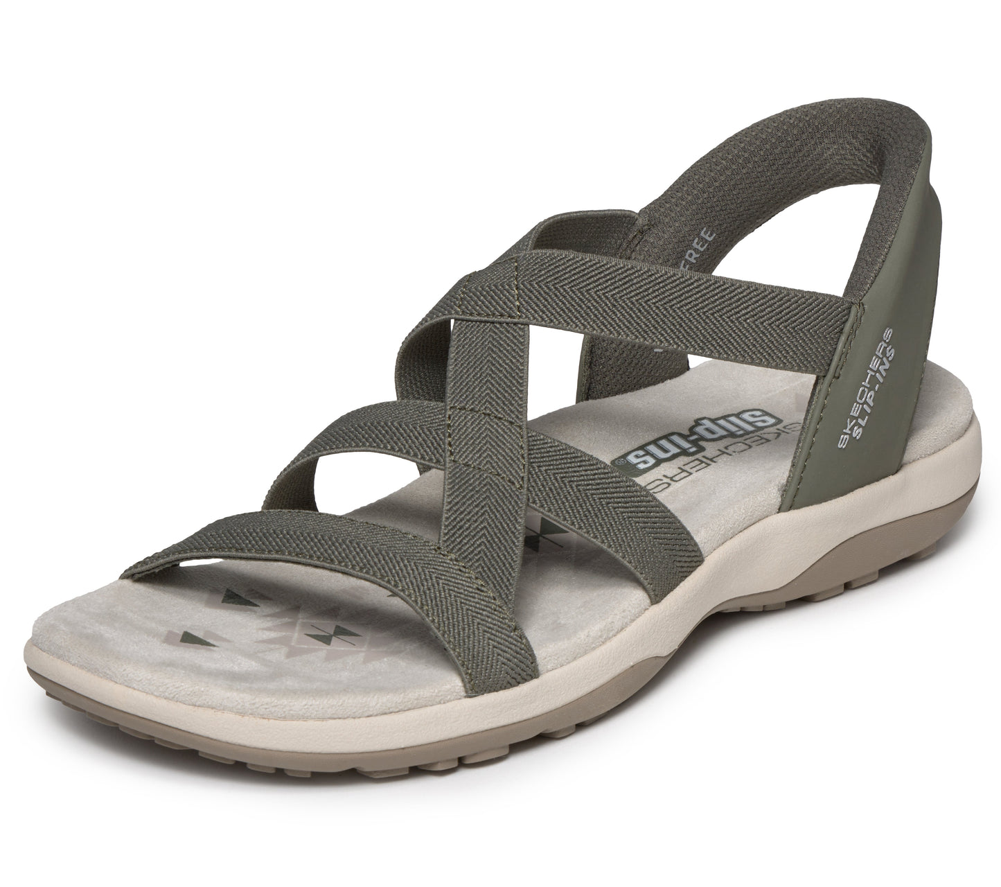 Skechers Slip-Ins Oliven – 163460/OLV