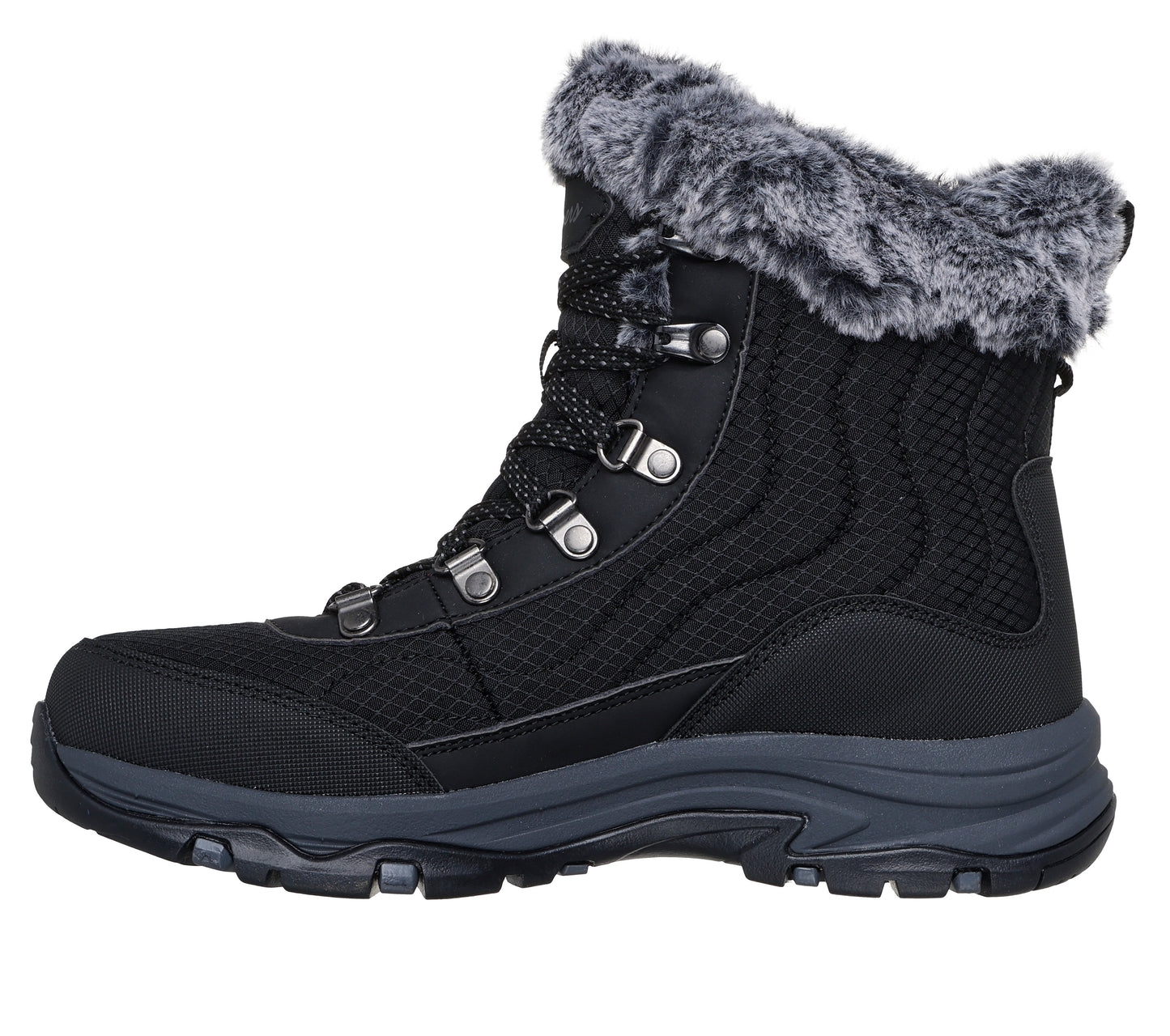 Skechers Trego - Stormie Vandtæt Vinterstøvle Dame – Sort (167893BBK)