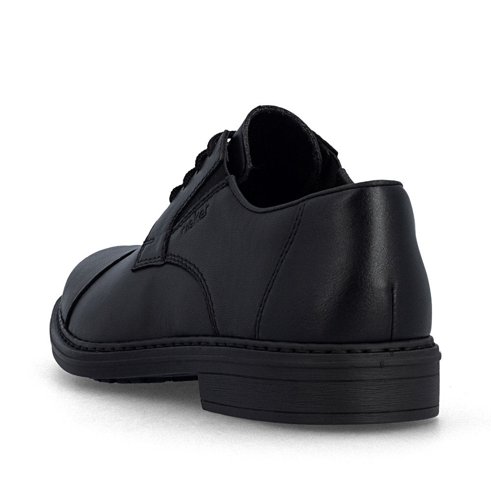 Rieker 17625-00 Sort – Pæn og klassisk herresko