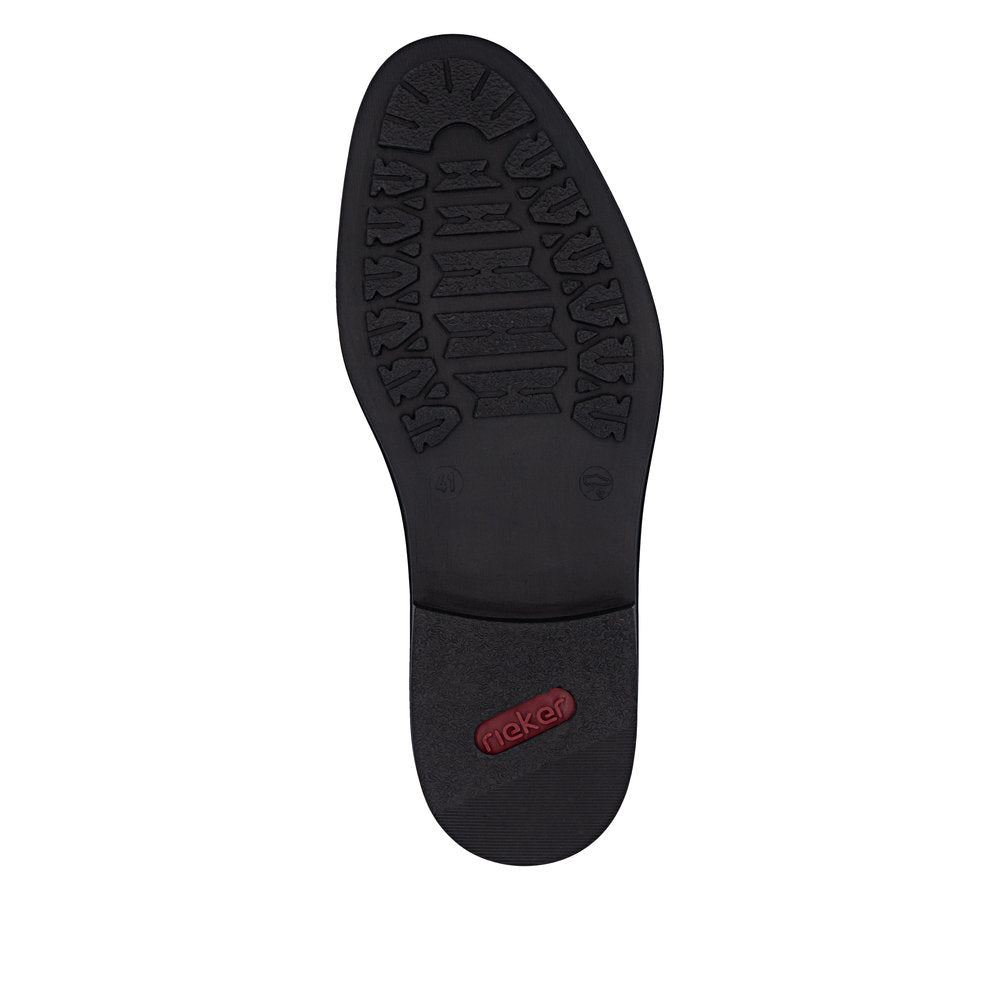 Rieker 17625-00 Sort – Pæn og klassisk herresko