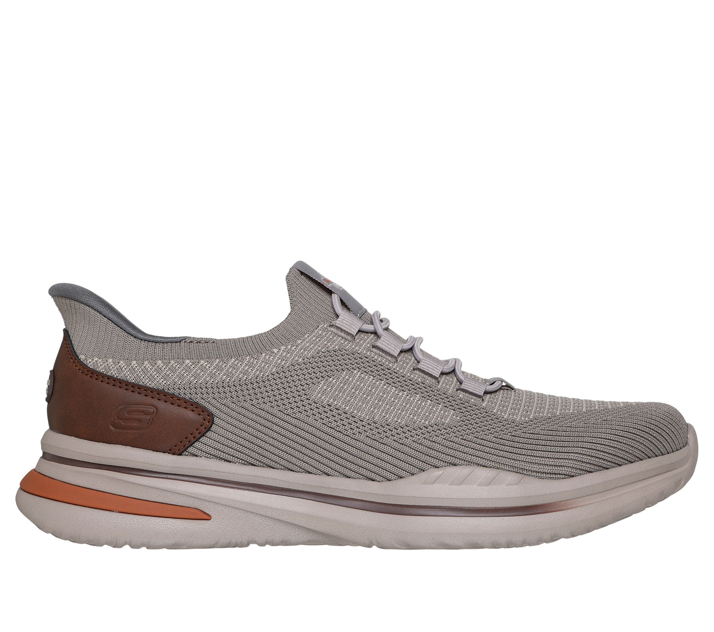 Skechers Slip‑ins Herre Beige – Komfortabel hverdagssko med let pasform | 211207/TPE