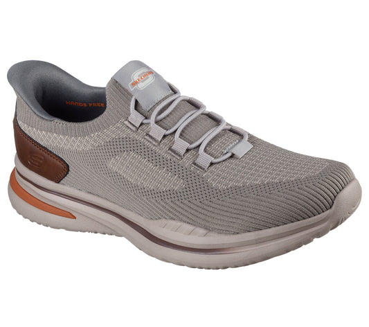 Skechers Slip‑ins Herre Beige – Komfortabel hverdagssko med let pasform | 211207/TPE