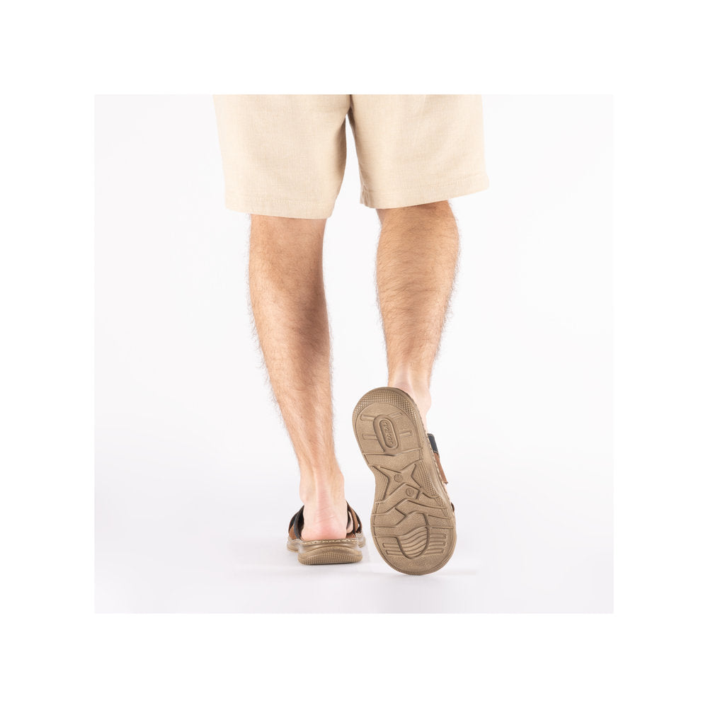 Rieker 21493/22 – Komfortabel Herresandal med Justerbar Pasform