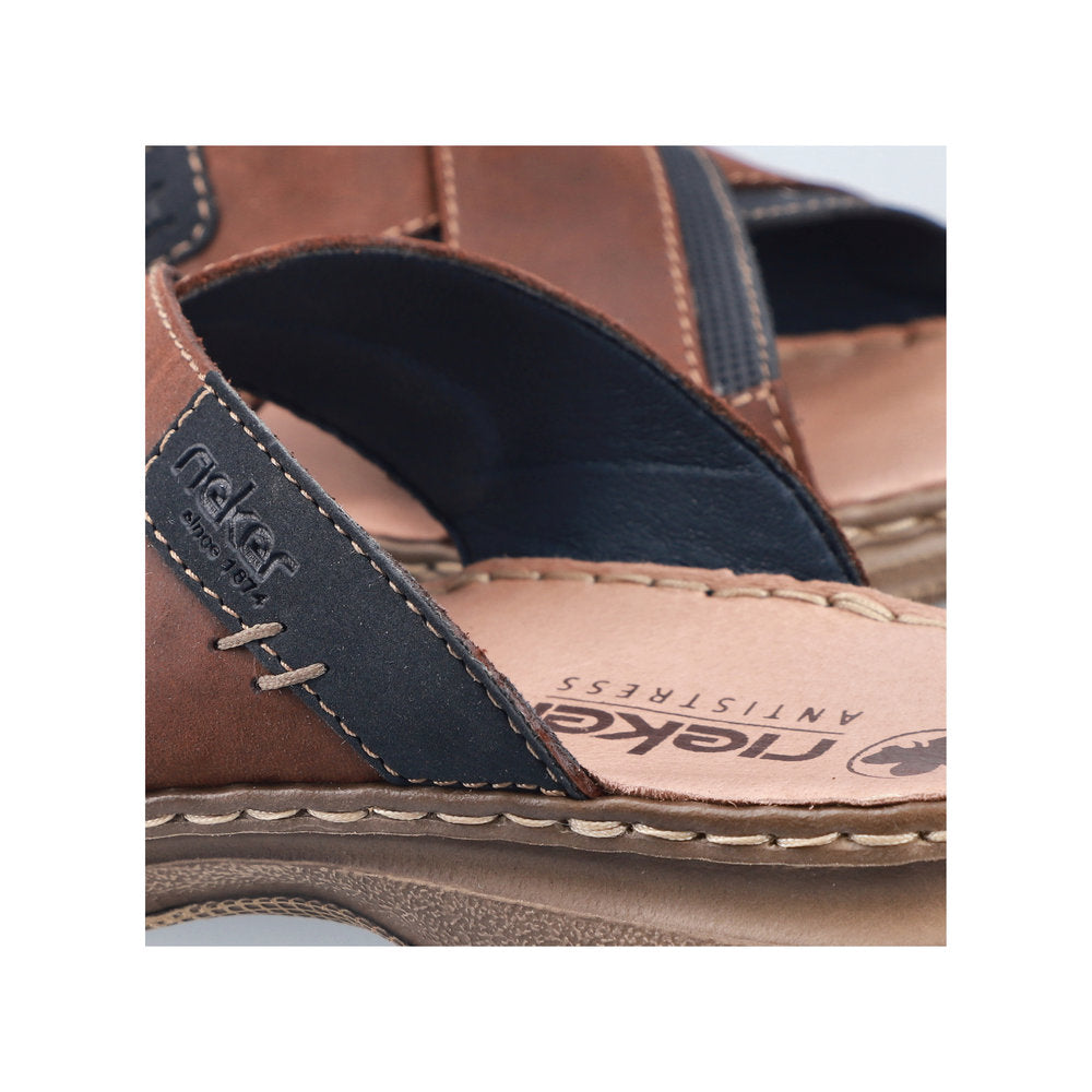 Rieker 21493/22 – Komfortabel Herresandal med Justerbar Pasform