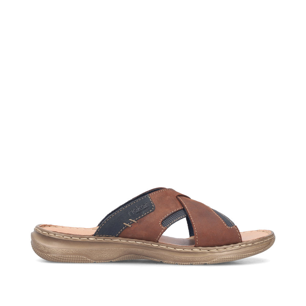 Rieker 21493/22 – Komfortabel Herresandal med Justerbar Pasform