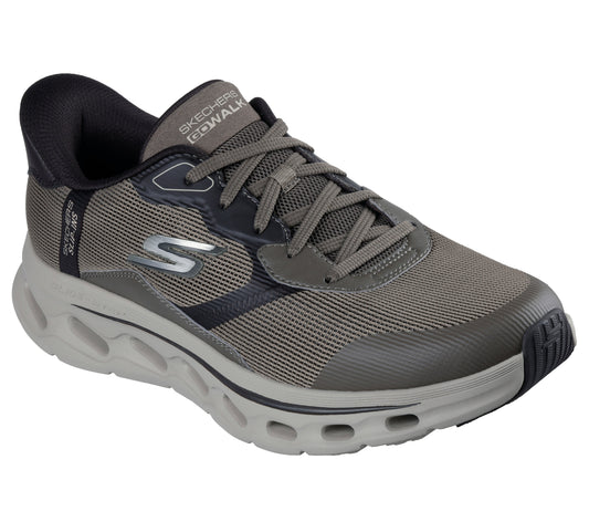 Skechers Slip-ins GO WALK Glide-Step 2.0 Zac Atletiske Sko Herre – Brun (216660DKTP)