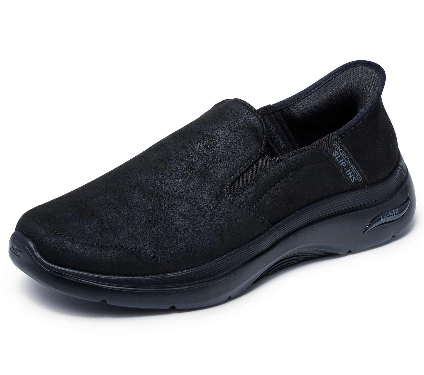Skechers Slip-ins GO WALK Arch Fit 2.0 Quest Herre – Sort (216813)