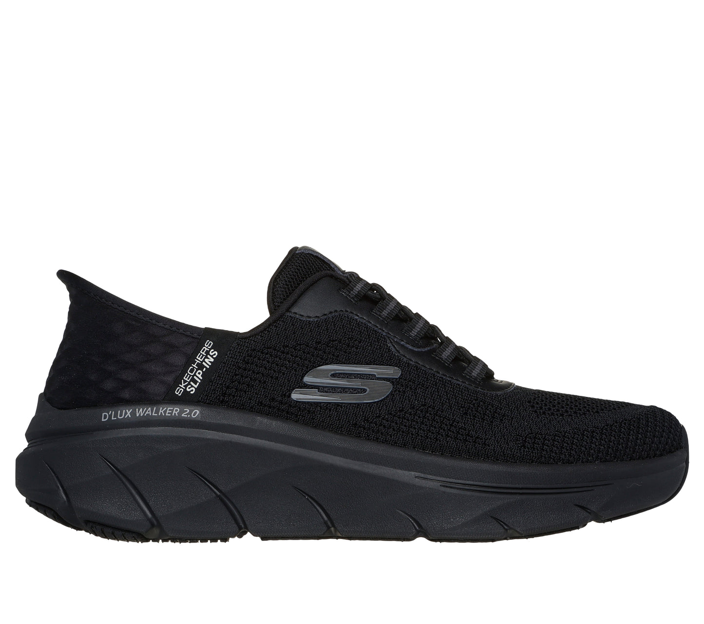 Skechers D’Lux Walker 2.0 Slip-Ins Sort – 232446/BBK
