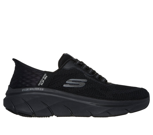 Skechers D’Lux Walker 2.0 Slip-Ins Sort – 232446/BBK