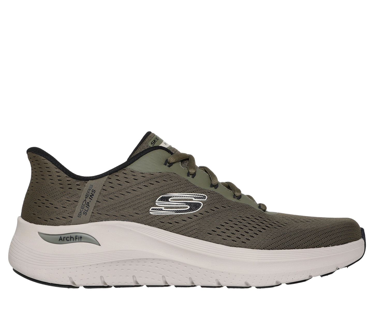Skechers Slip-ins Arch Fit 2.0 Lestur Herre – Olive (232712OLBK)