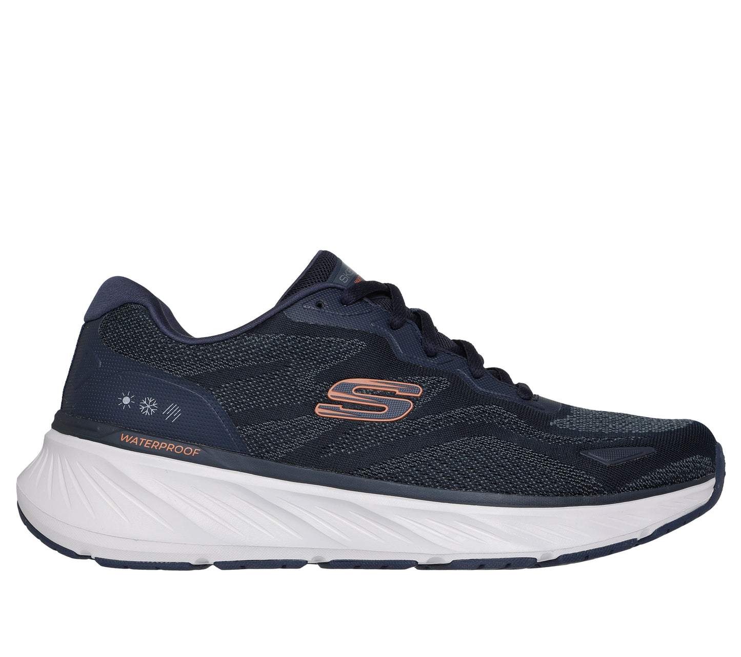 Skechers Relaxed Fit Edgeride Konzo Vandtæt Sko Herre – Sort (232842BKRD)