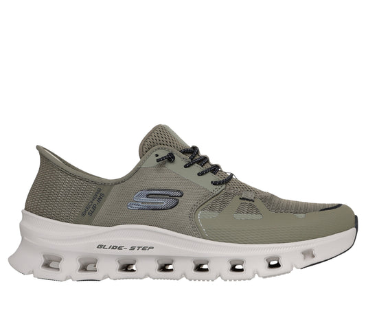 Skechers Glide Step Slip-Ins Oliven/Sort – 232930/OLBK