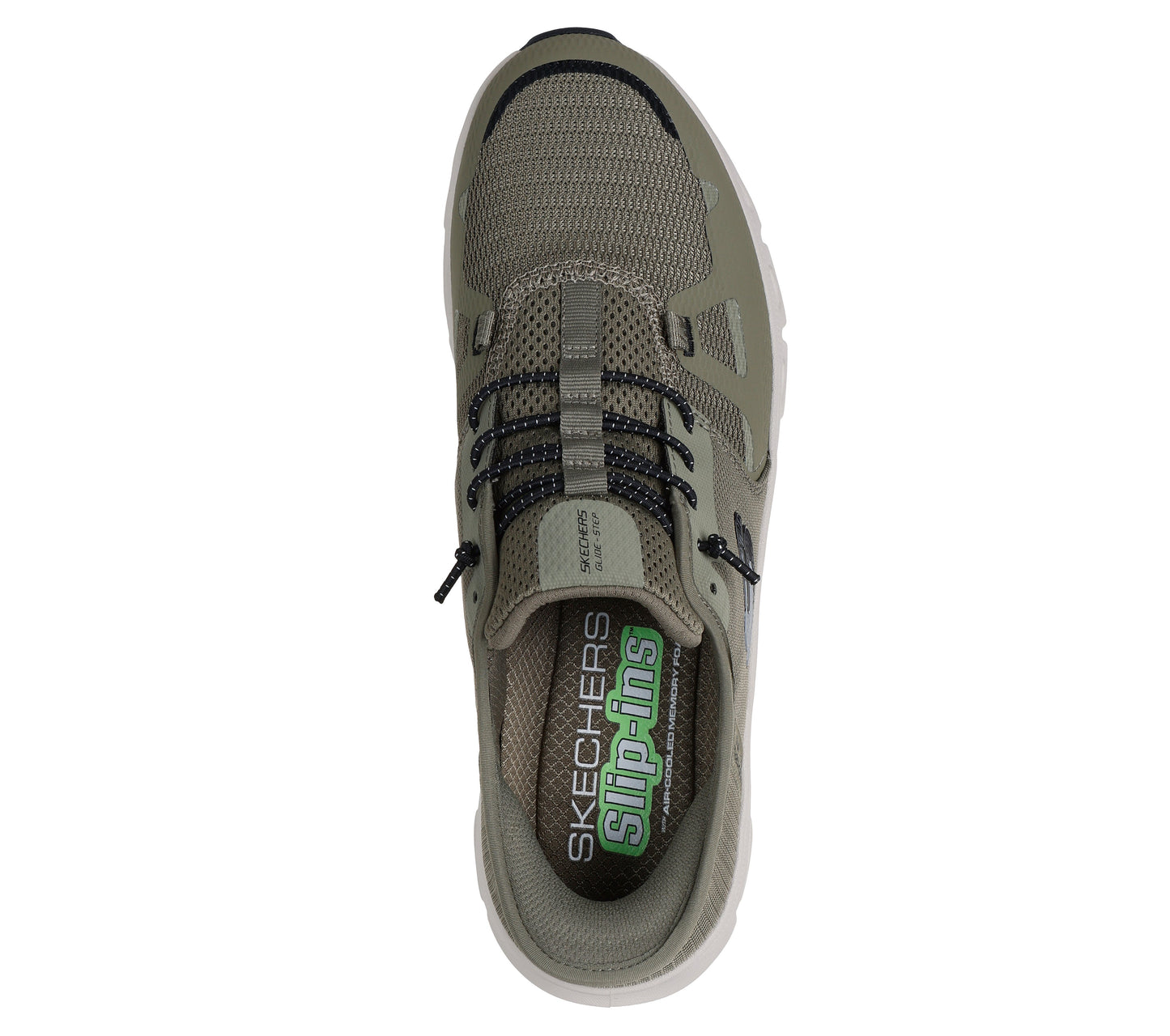 Skechers Glide Step Slip-Ins Oliven/Sort – 232930/OLBK
