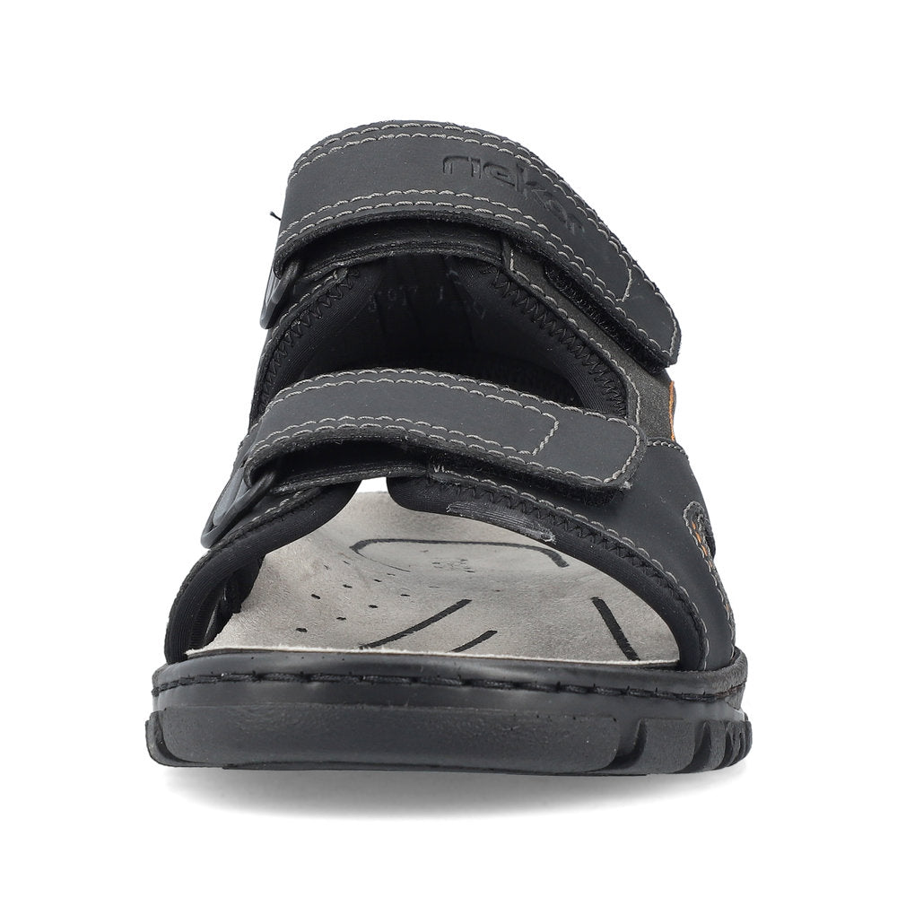 Rieker Herresandal 25053/00 Sort – Let og Komfortabel Sandal
